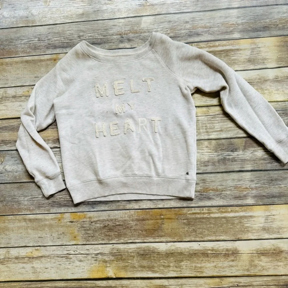 American Eagle gray crewneck! Size M (girls 16)